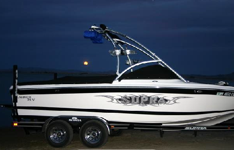 Wake Gears Boat with Speaker Covers